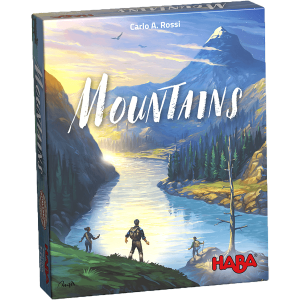 Spieleschachtel des Brettspiels Mountains vom Haba Verlag