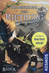 Grafik vom Brettspiel "Die Befreiung der Rietburg" vom Kosmos Verlag