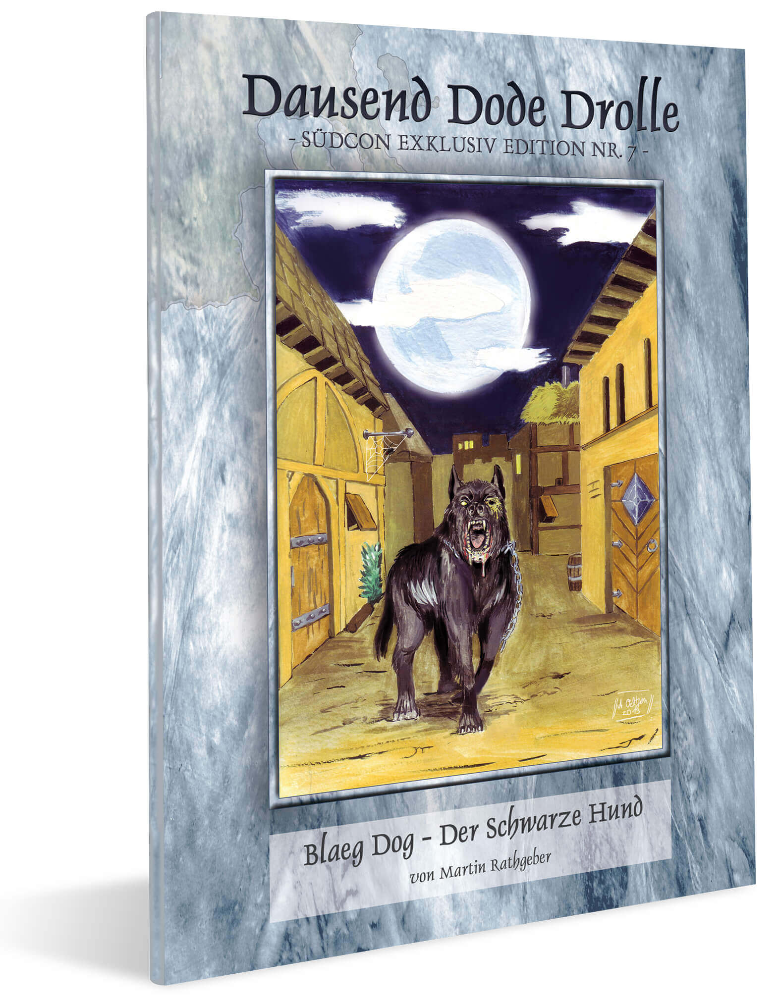 Boxshot SC 07 Cover Midgard Südcon Abenteuerband Blaeg Dog - Der Schwarze Hund