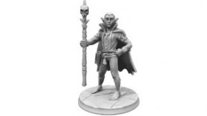 Heroforge Model der Schwarzalbin Azaril Frontansicht