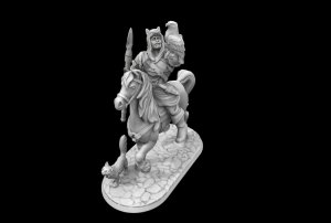 Heroforge Model des Tiermeisters Farand Frontansicht