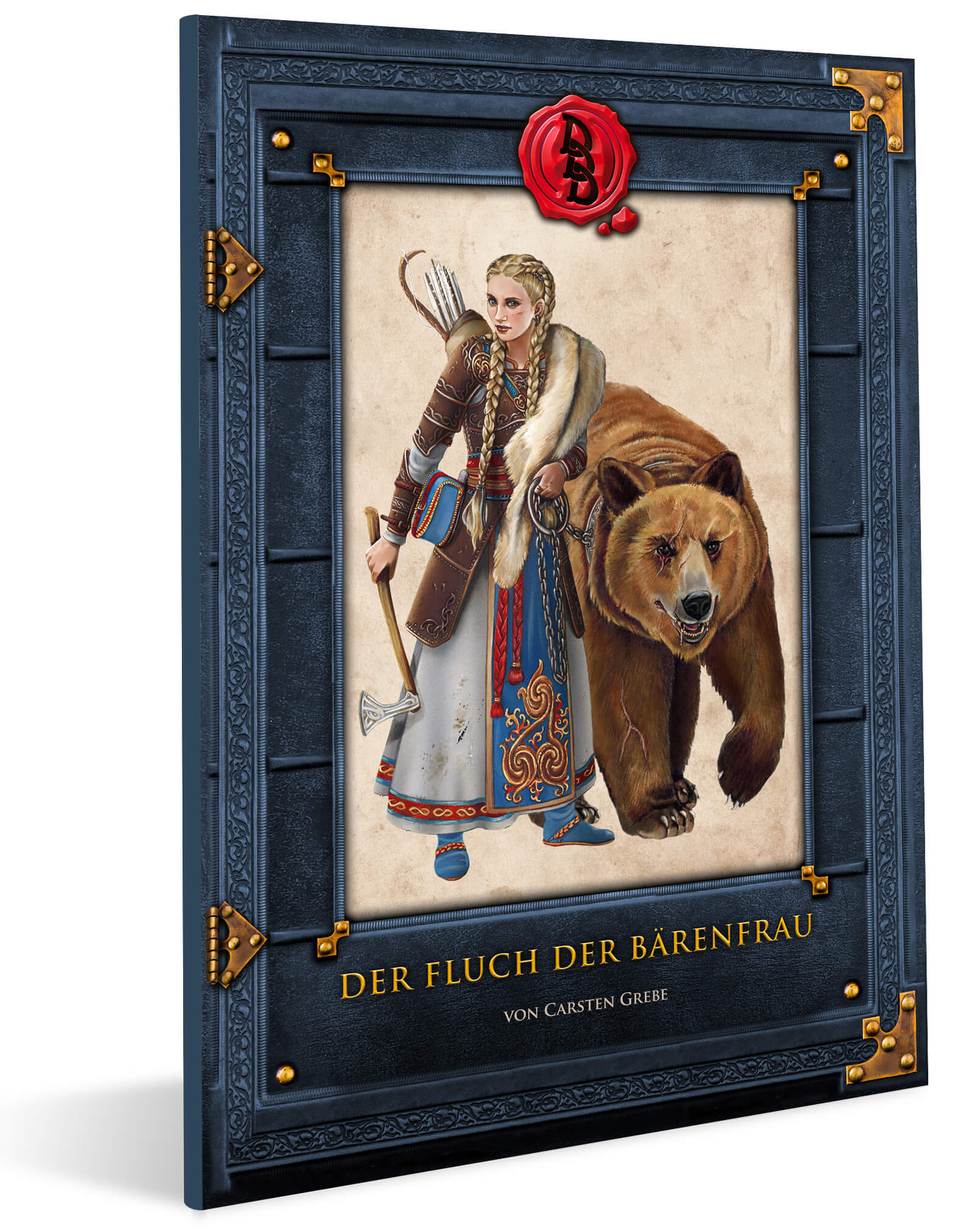 Boxshot Fluch der Bärenfrau Cover Midgard Abenteuerband Der Fluch der Bärenfrau