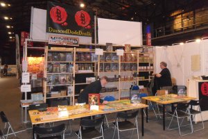 Messestand des DDD Verlages auf der Spiel Doch 2019 in Duisburg